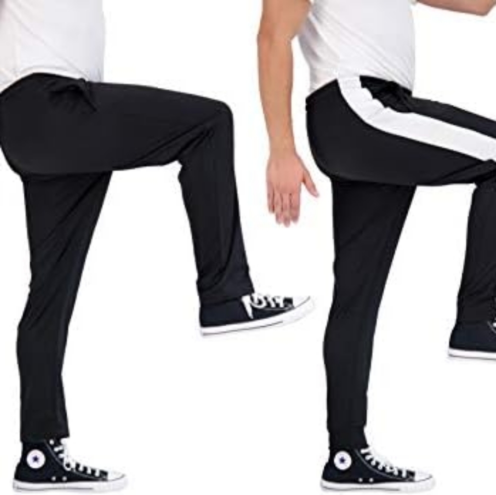 NWT 2 Pack Unipro Men's Black Warm Up Pants Size Large